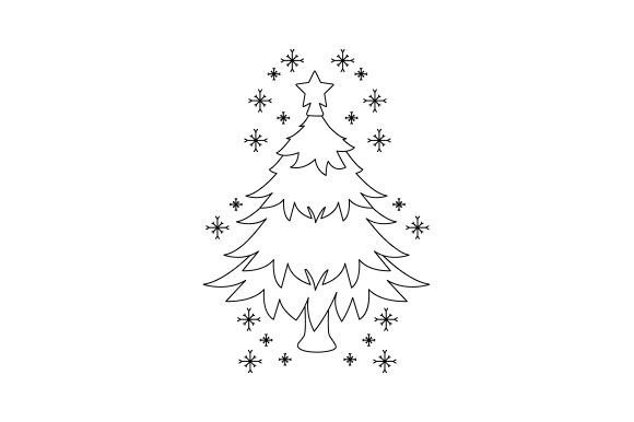 Christmas Tree Embroidery Pattern