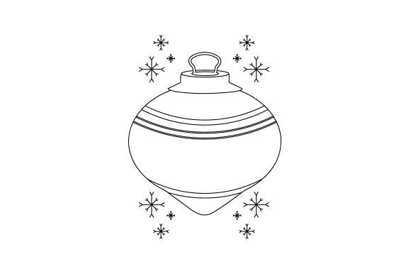 Christmas Tree Ornament Embroidery Pattern