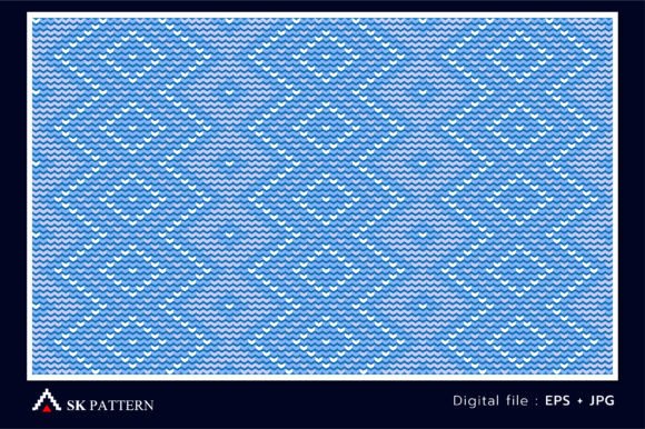 Embroidery and Knitter Vector Pattern