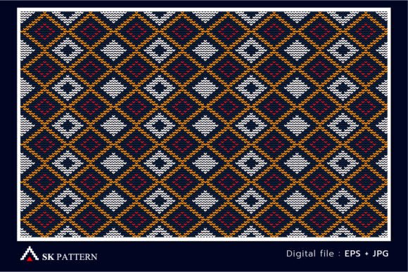 Embroidery Diagonal Vector Background