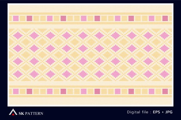 Embroidery Element Vecotr Background