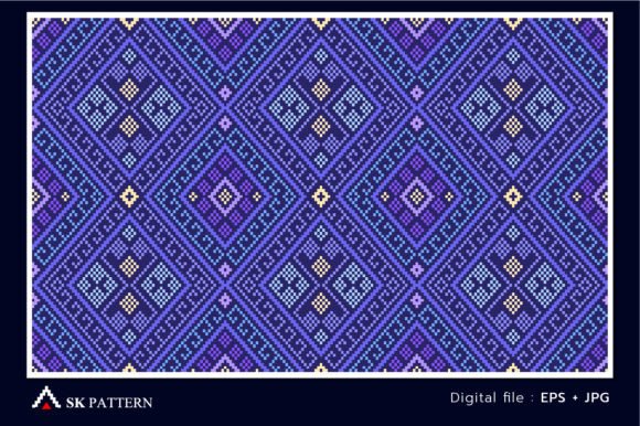 Embroidery Ethnic Pattern Vector Design
