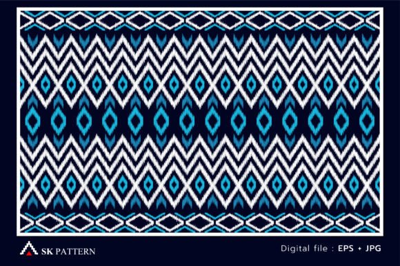 Embroidery Line Motif Retro Illustration