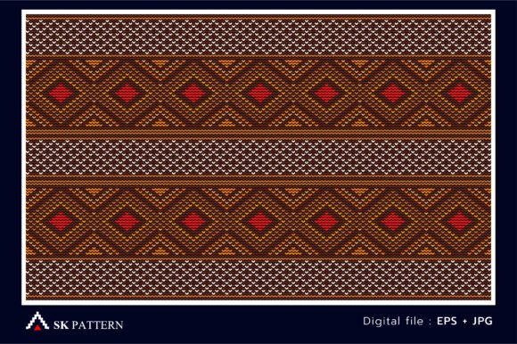 Embroidery Pattern, Knitted Crochet