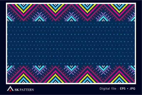 Ethnic Pattern Vector Embroidery Design