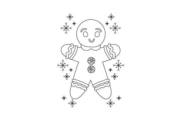 Gingerbread Cookie Embroidery Pattern