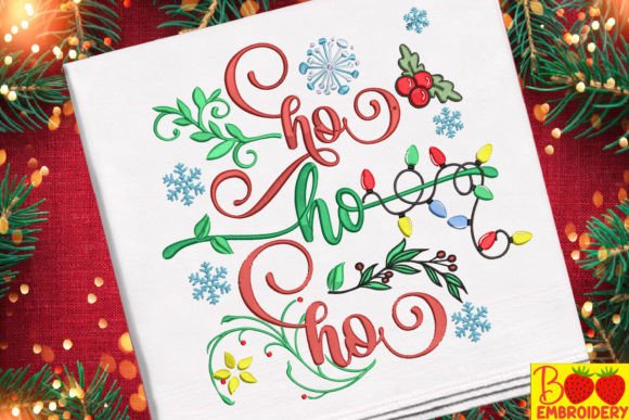 Ho Ho Ho Embroidery