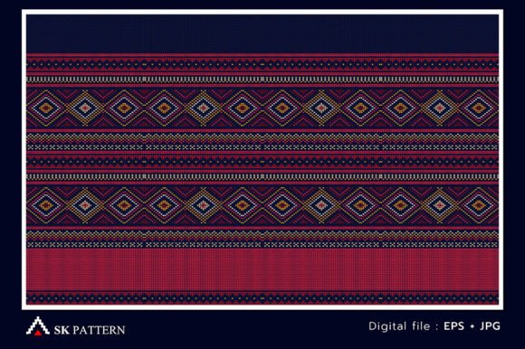 Red Embroidery Design for Real Projects
