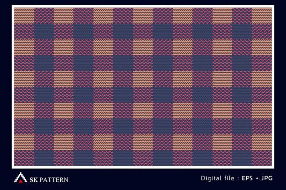 Squares Embroidery Pattern Background