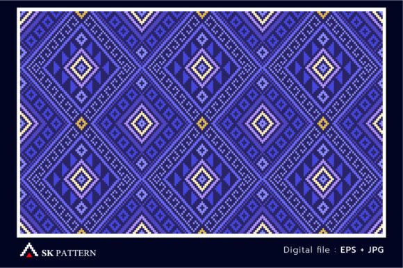 Vector Embroidery Morocco Background