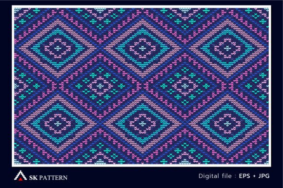 Vector Ethnic Embroidery Boho Background