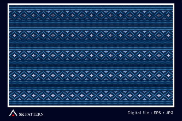 Zigzag Embroidery Pattern